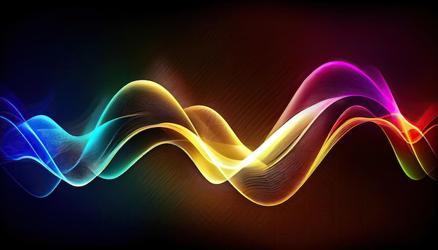 abstract colorful wave background.