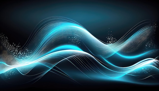 abstract colorful wave background.