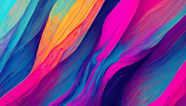 Abstract colorful wave background