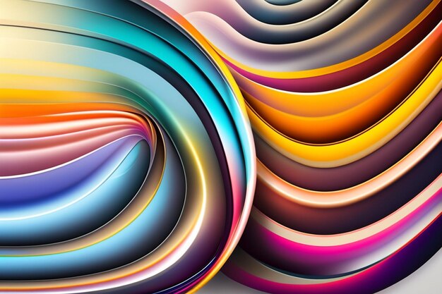 Abstract colorful wavy background wallpaper