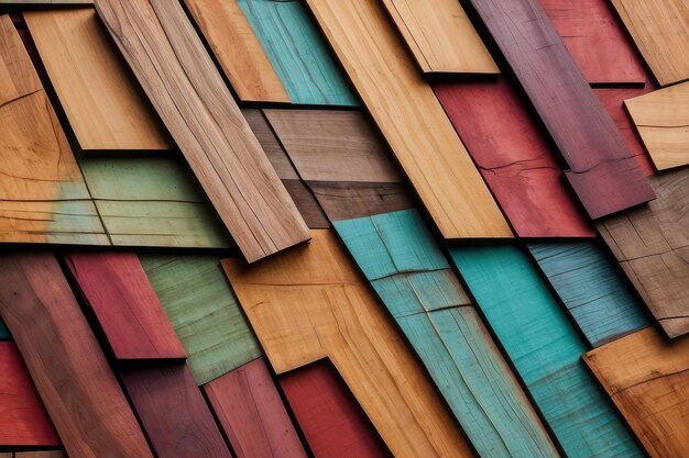 Abstract colorful wood texture for backdrop