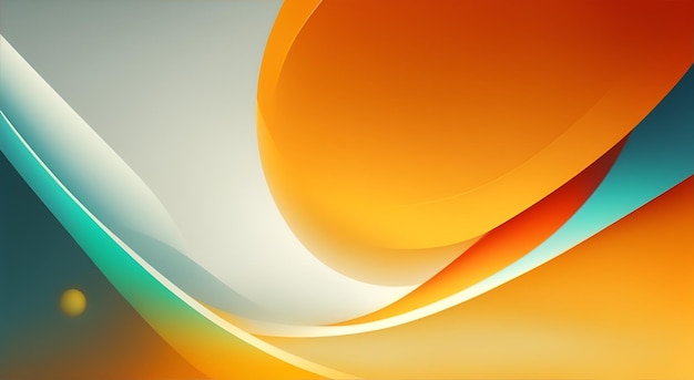 Abstract Colorfull Gradient Smooth Wave Motion Background