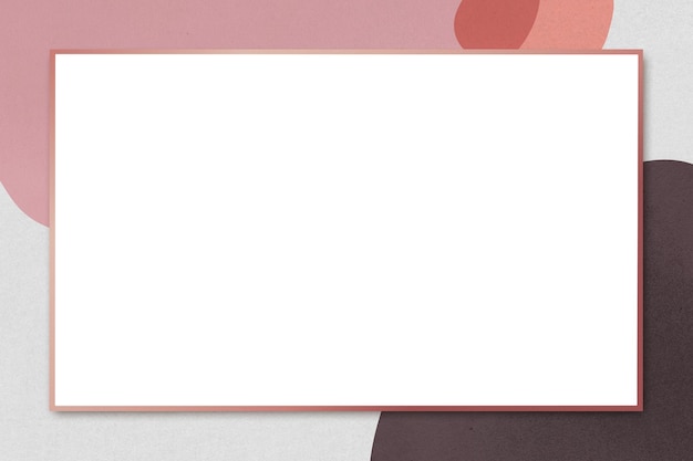추상적인 색상 PNG 프레임 경계 디자인
