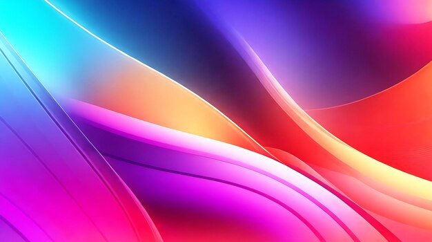 abstract colour background with smooth lines ai generated Image