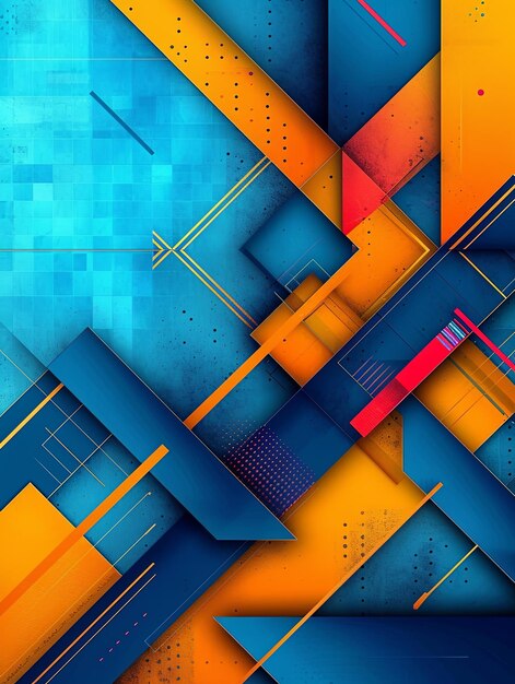 abstract coloured triangle background