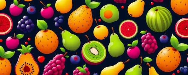 abstract colourful fruits background fruits website banner background