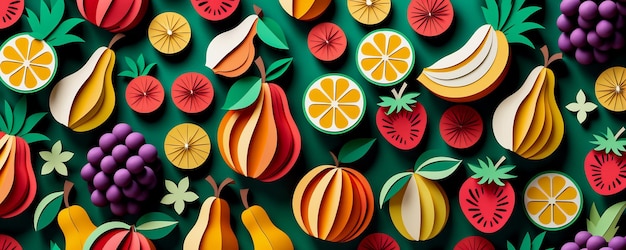 abstract colourful fruits background fruits website banner background