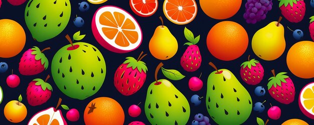 abstract colourful fruits background fruits website banner background