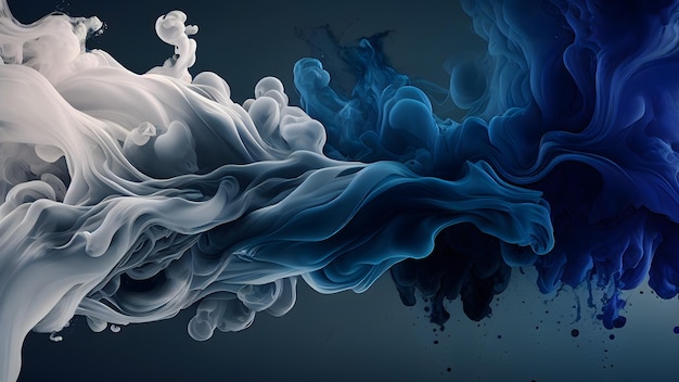 Abstract colourful smoke realistic wallpaper background