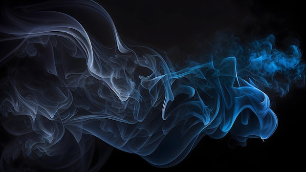 Abstract colourful smoke realistic wallpaper background