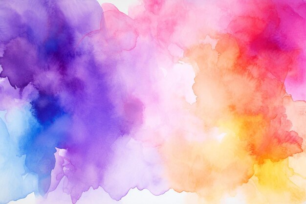 Photo abstract colourful stains aquarelle background