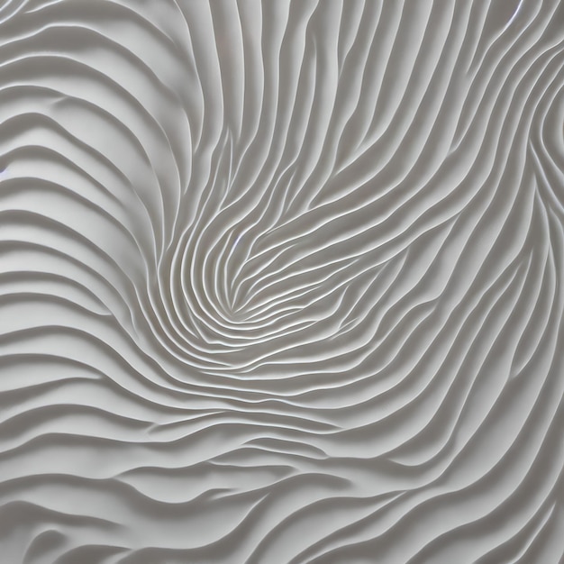 Abstract complex drawing black and white line wave generative art by AI