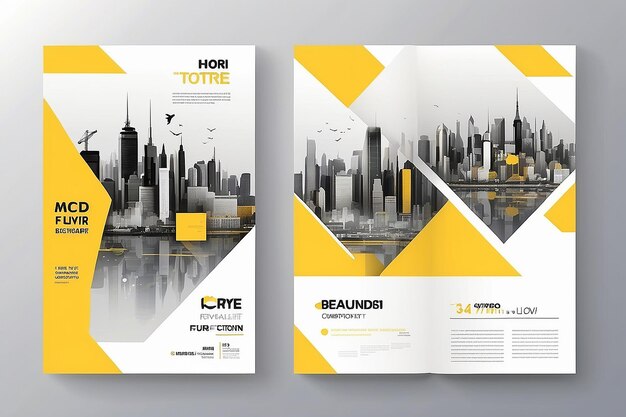 Abstract compositie Witte a4 brochure omslagontwerp Info banner frame Tekst lettertype