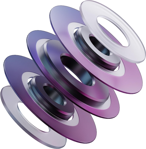 Abstract composition showing multiple layered concentric circular forms