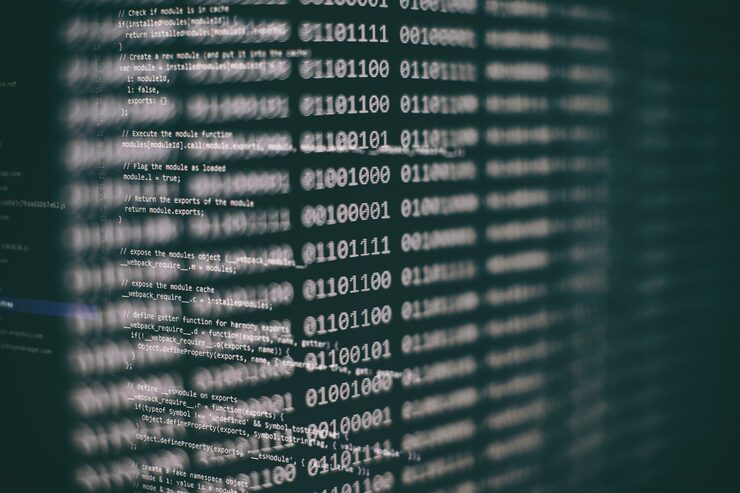 Photo abstract computer script code. programming code screen of software developer. software programming work time. code text written and created entirely by myself.