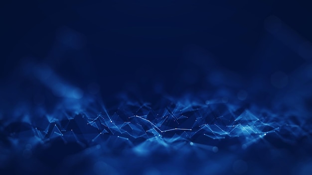 Blue Technology Wallpaper 4K