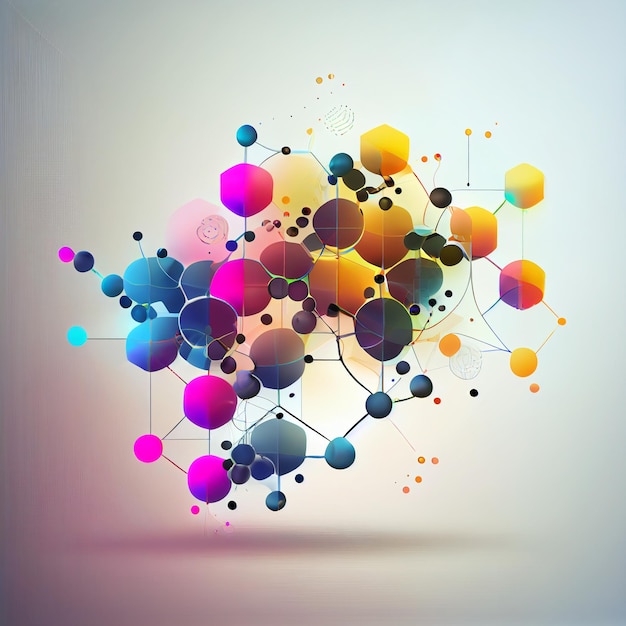 Abstract Connected Line Network Molecule