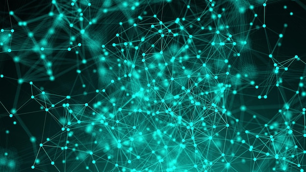 Abstract connection dots Technology background Network concept