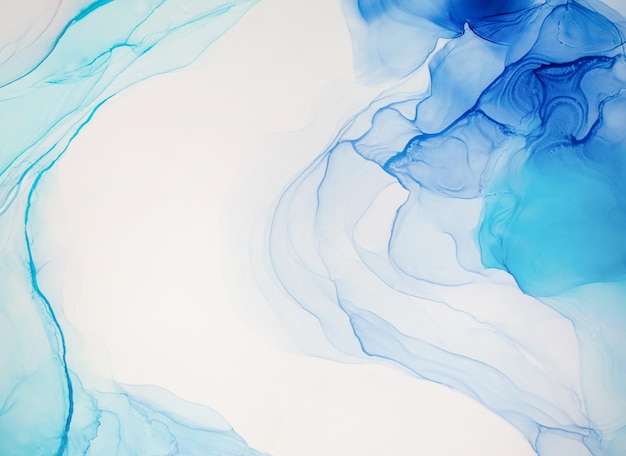 抽象的な現代美術流体アルコール インク色半透明の大理石カード プレゼンテーション チラシ招待状白い背景で隔離の入札の装飾