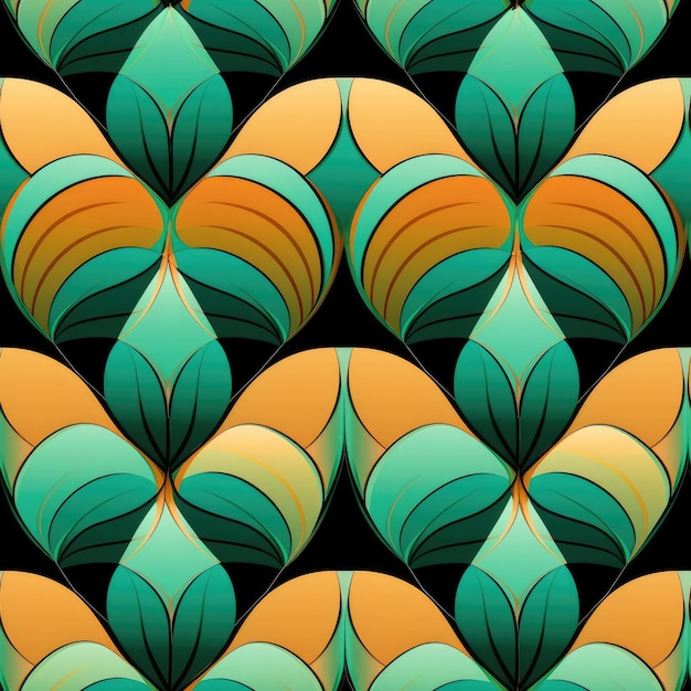 Abstract contemporary patterns seamless pattern