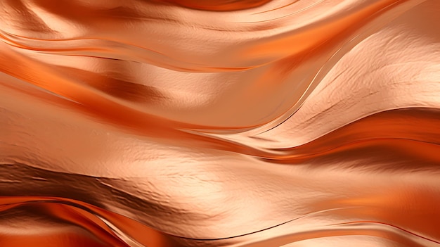 Abstract copper texture banner background closeup