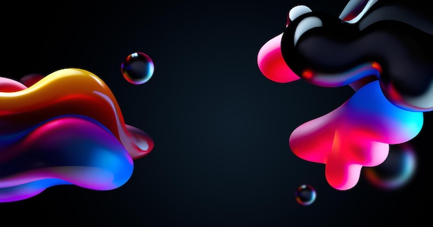 Abstract Cosmetic 3D Background