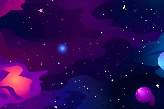 Abstract cosmic space background