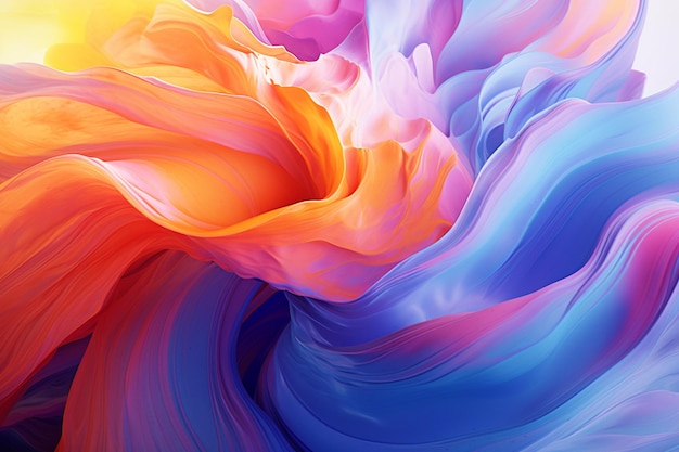 Abstract cosmic waves in vibrant hues merging on a 00018 00