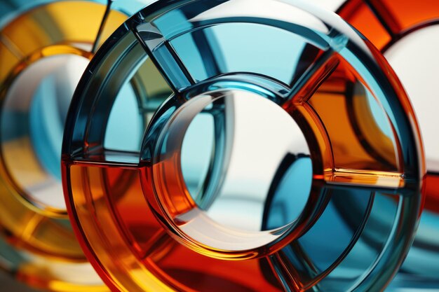 Premium AI Image | Abstract Creative and Colorful Abstract Geometric