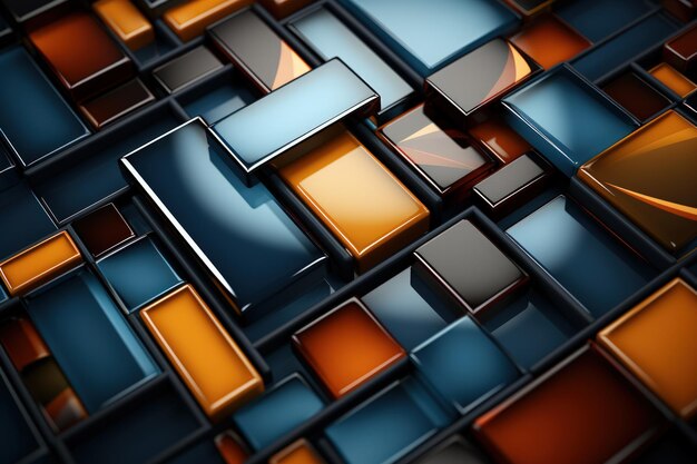 Premium AI Image | Abstract Creative and Colorful Abstract Geometric