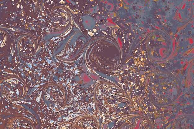 Абстрактная творческая текстура мраморного узора Традиционное искусство мраморности Эбру