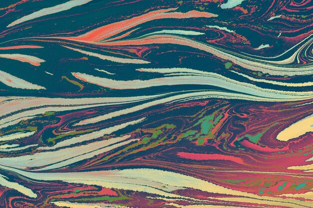 Abstract creative marble pattern texture Traditional art of Ebru marbling