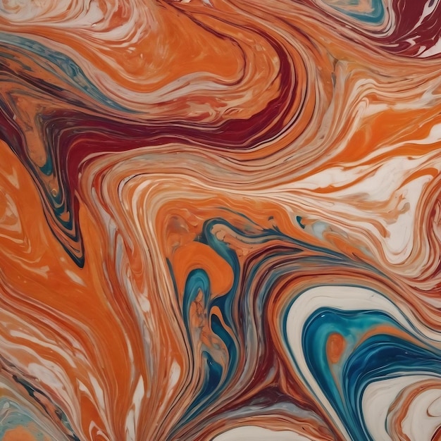 Abstract creative marble pattern texture traditional art of ebru marbling