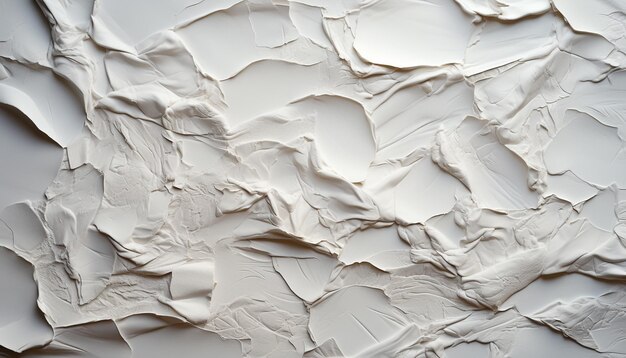 Абстрактный скомканный бумажный фон с грязной поврежденной грубой текстурой, созданный искусственным интеллектом
