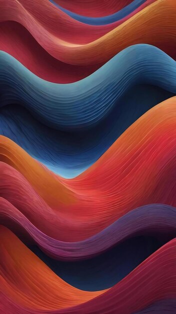 Abstract cruved wave illustration background