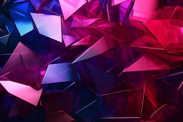 Abstract crystal background