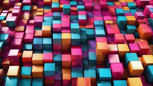 Abstract cube background
