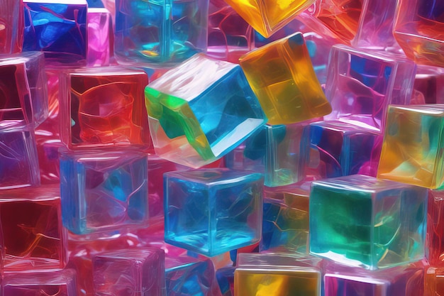 abstract cubes background 3 d illustration 3 d rendering