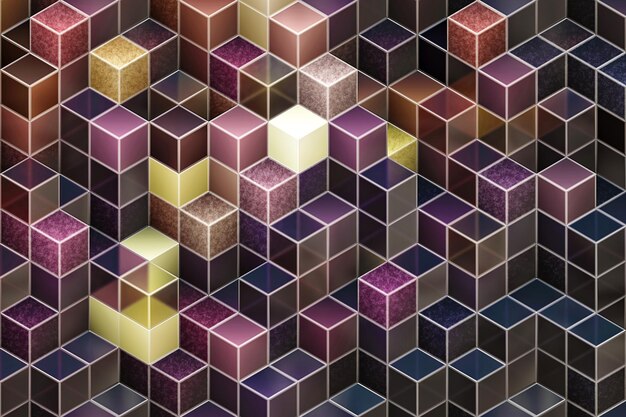 Photo abstract cubic backgrounds for your design