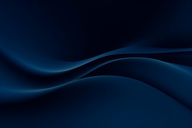 Abstract curve and wave on navy blue illustration background