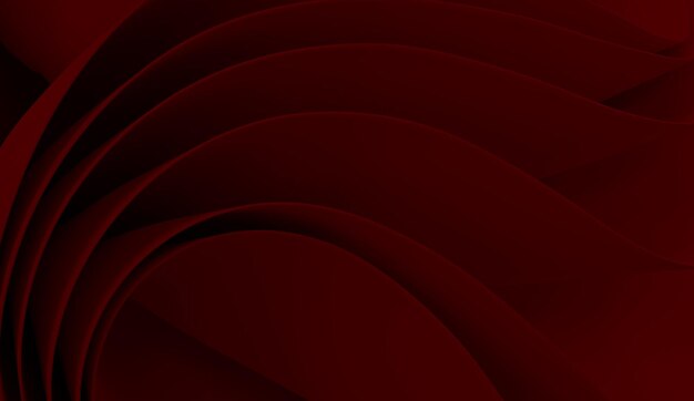 Photo abstract curved paper hd background design dark red color