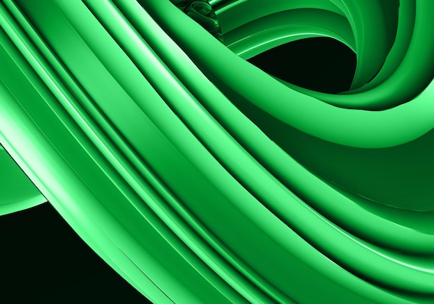 Abstract Curved Paper HD Background Design Discord Green Color