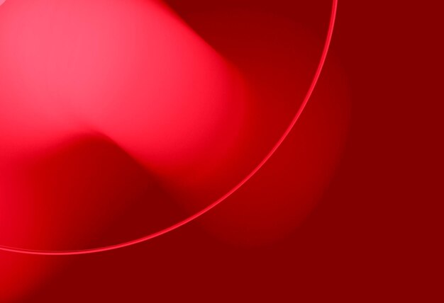 Abstract Curved Paper HD Background Design Hard Light Flame Red Color