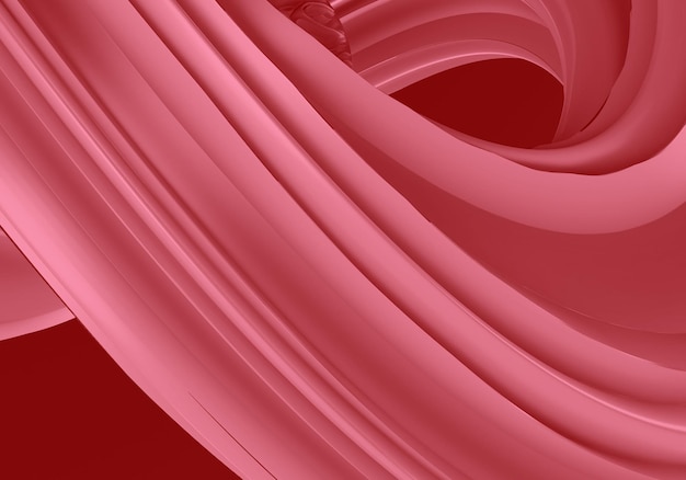 Abstract Curved Paper HD Background Design Hardlight Flame Red Color