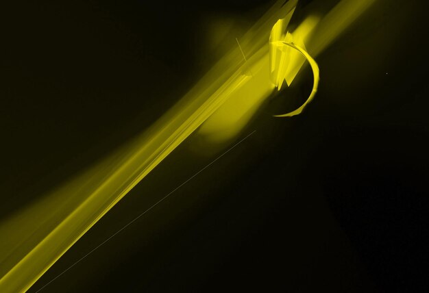 Photo abstract curved paper hd background design middle yellow color