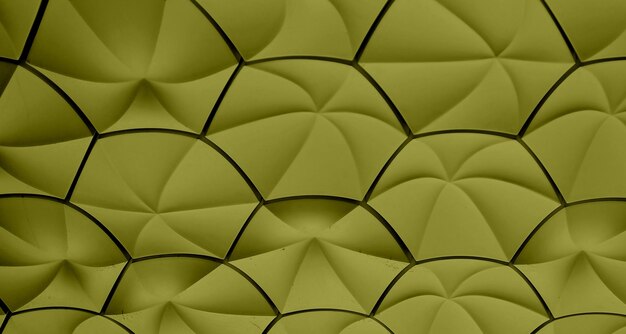 Foto abstract curved paper hd background design colore verde oliva