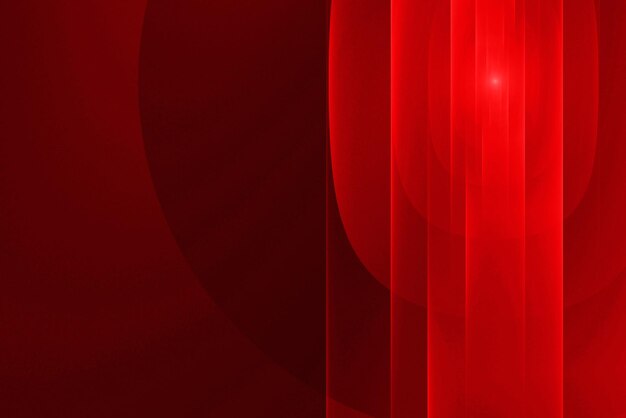 Abstract Curved Paper HD Background Design Strong Red Red Color