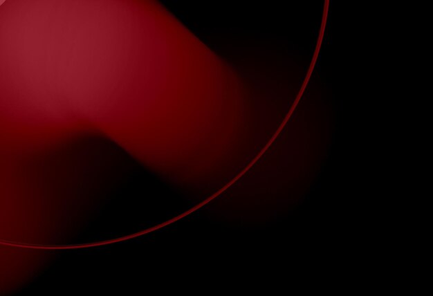 Abstract Curved Paper HD Background Design Warm Flame Red Color