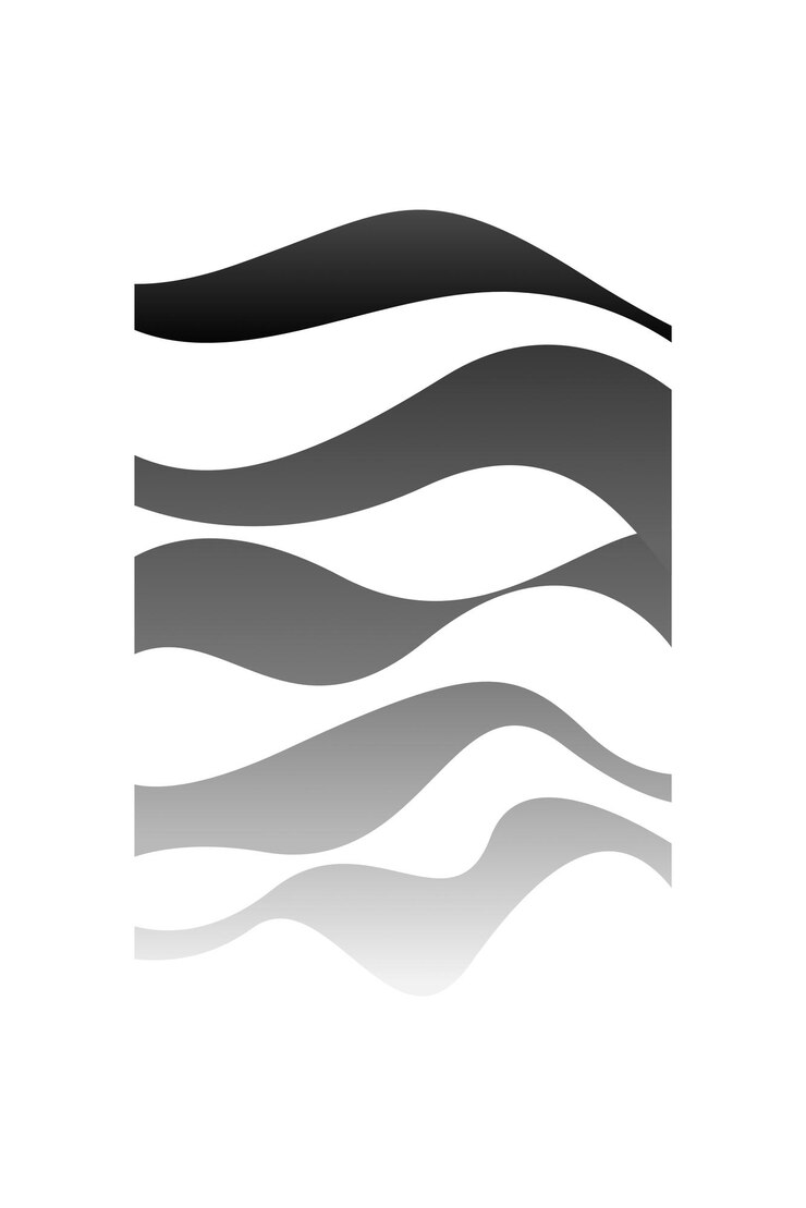 Photo abstract curvilinear beige black background