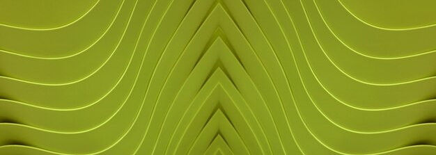 Abstract curving lines of the stack of olive green colored acrylic containers for background